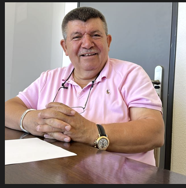 Andranik Ghazarian — Andranik Ghazarian at his desk.